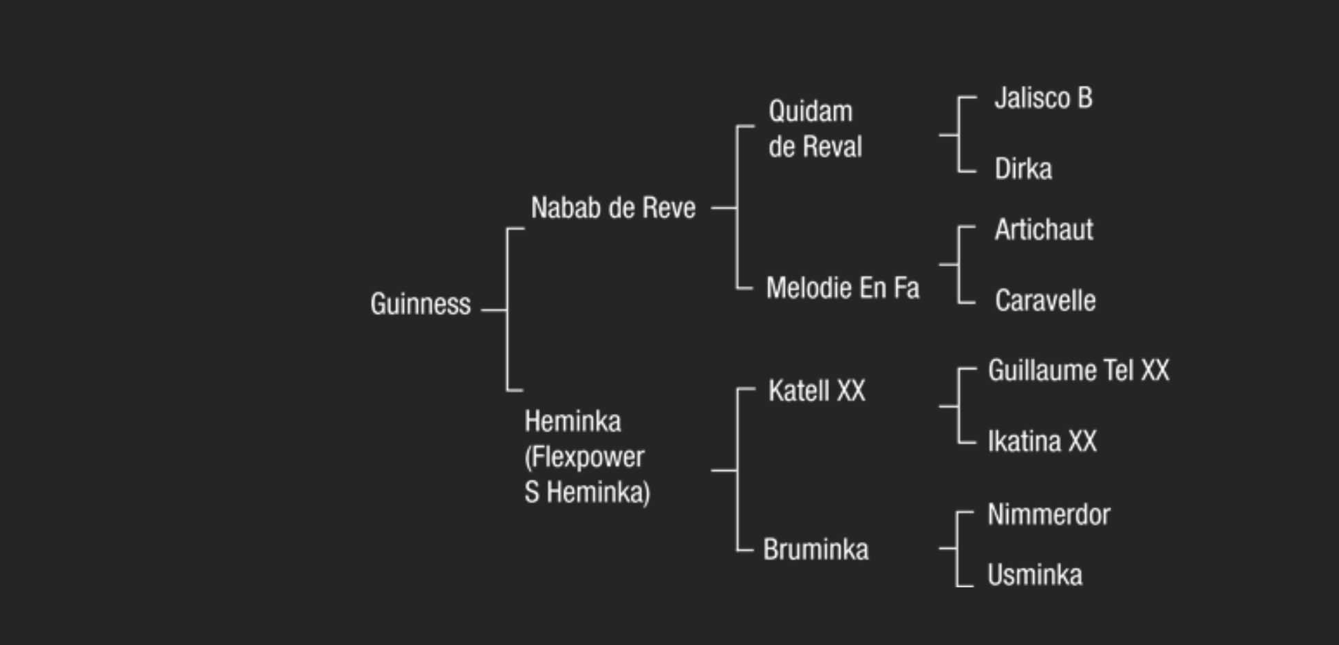 The pedigree of Guinness